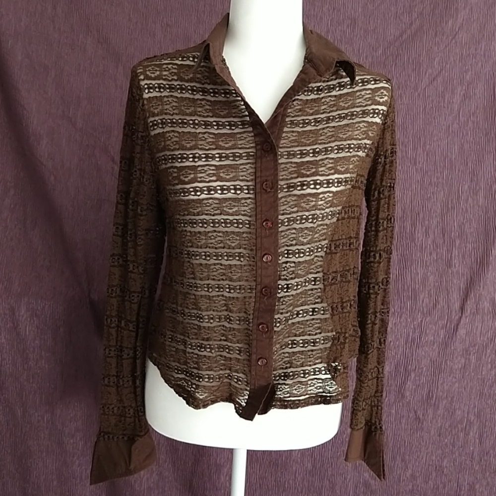 Lacey Brown Blouse